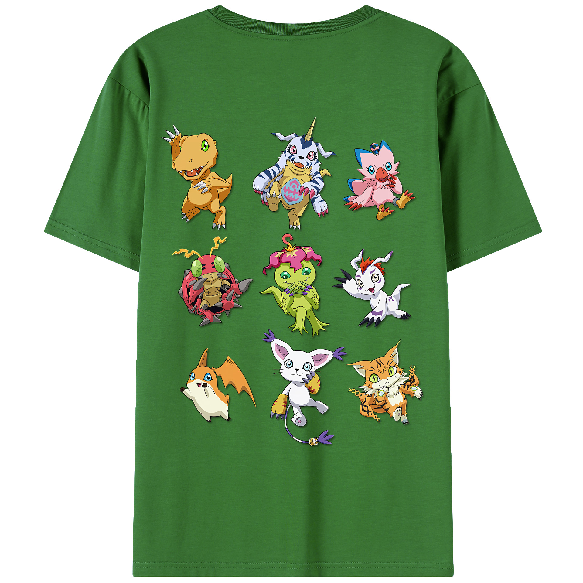 （画像用） Digimon デジタルモンスター/デジモン レディース半袖Tシャツ(バックプリント)
